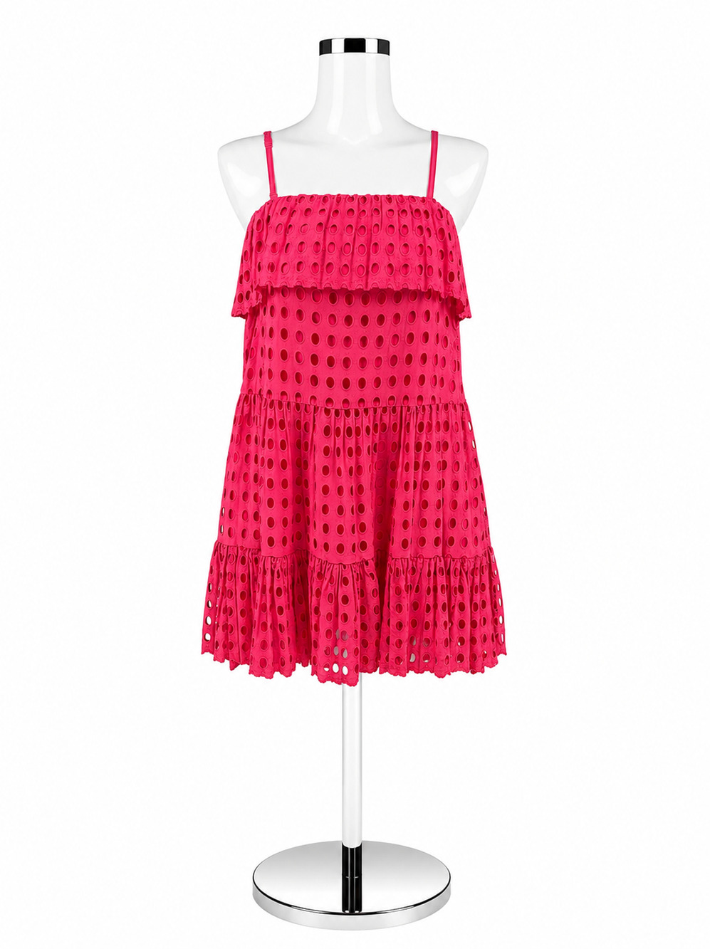 Solid & Striped Size Small Coral Crochet Pre-Owned Dress